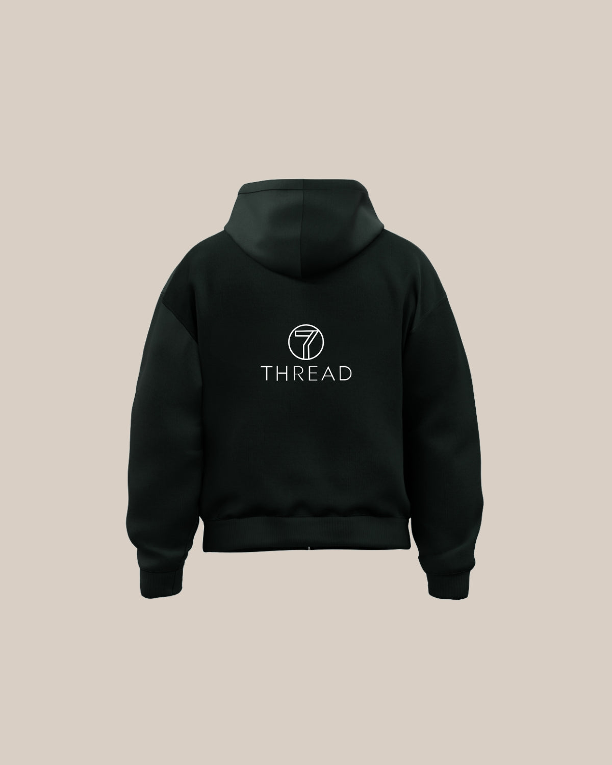 7 Thread Classic Boxy Zipper Hoodie